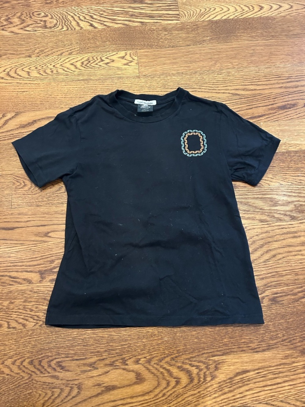 Overtime Kids Black Short-Sleeve Hooping is Paradise Tee- Size youth medium